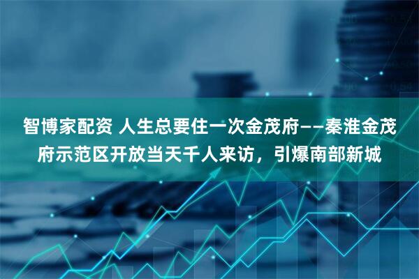 智博家配资 人生总要住一次金茂府——秦淮金茂府示范区开放当天千人来访，引爆南部新城
